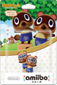 amiibo 动物之森系列 动物之森 豆狸&粒狸