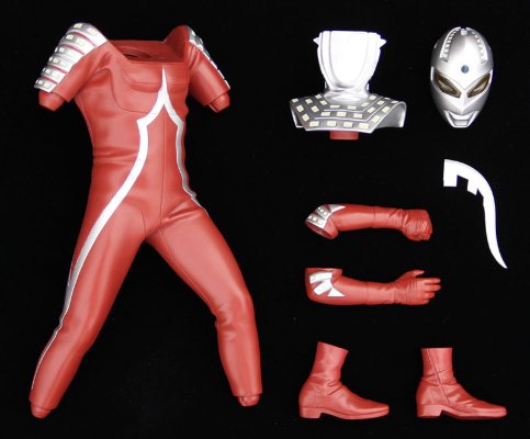 巨型软胶进阶版 MSA-010 奥特赛文 涂装完成组装模型