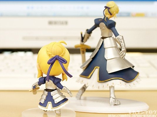 黏土人 ぷち Fate/Stay Night SABER Excalibur 