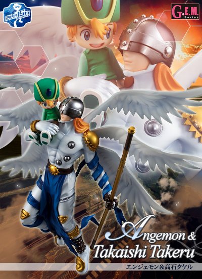 GEM系列 数码宝贝 天使兽 与 高石武