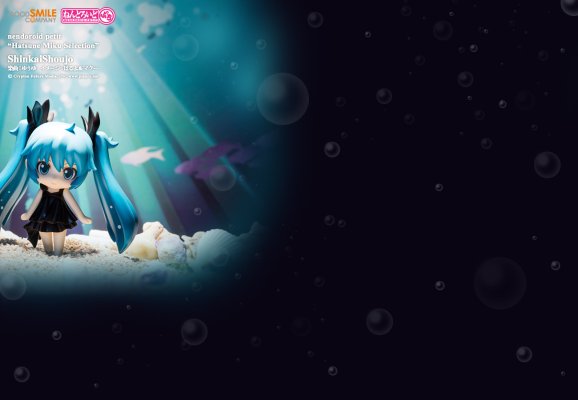 迷你黏土人 VOCALOID 初音未来 深海少女