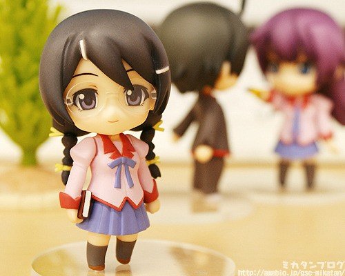 迷你黏土人 化物语 战场原黑仪 