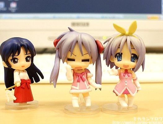 迷你黏土人 幸运星 柊司 School Uniform 