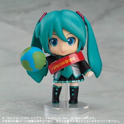 迷你黏土人 初音未来 and Future Stars Project mirai MIKU打油 こんぷり～と Ver. 