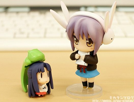 迷你黏土人 凉宫春日ちゃんの忧郁 长门有希 Haruhi-chan 