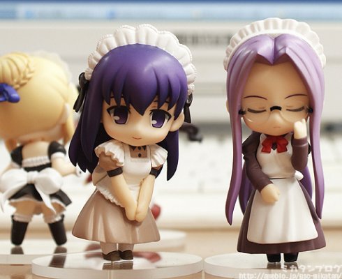 迷你黏土人 フェイト／ホロウアタラクシア Rider Maid ver. 