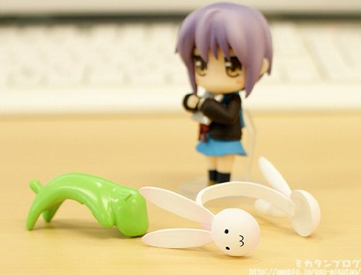 迷你黏土人 凉宫春日ちゃんの忧郁 长门有希 Haruhi-chan 