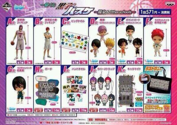 ちびきゅんｷｬﾗ 一番赏 黑子的篮球 ~阳泉&Other schools~ 黑子的篮球 高尾和成 