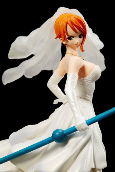 BANPRESTO手办斗兽场 SCultures 造形王顶上决戦IV Vol.2 海贼王 ナミ Wedding Version