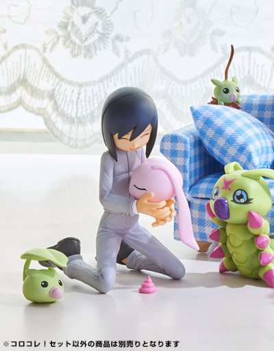 G.E.M. 数码暴龙大冒险 02 一乗寺 贤&リーフモン&ミノモン&ワームモン 