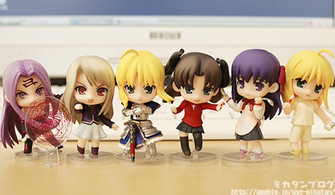 迷你黏土人 Fate/Stay Night SABER Pajama 