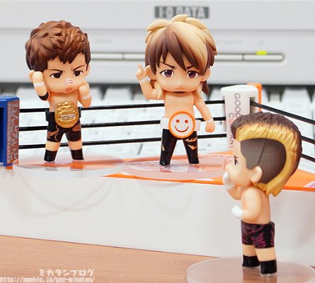 迷你黏土人 新日本プロレスリング 小岛聡 Karuwaza Online Limited ver. 