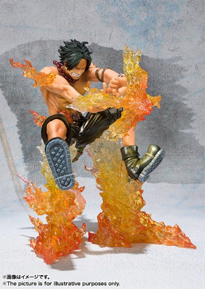 FiguartsZERO 航海王  波特卡斯·D·艾斯 战斗版 十字火 特别配色版