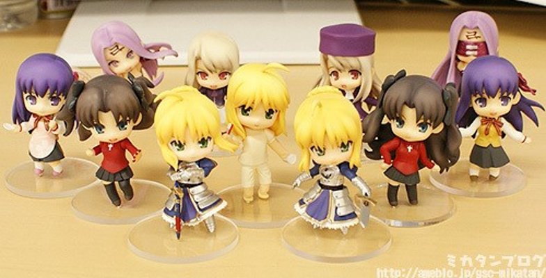 黏土人 ぷち Fate/Stay Night SABER Excalibur 