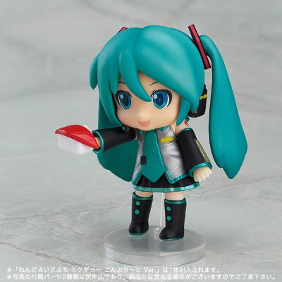 迷你黏土人 初音未来 and Future Stars Project mirai MIKU打油 こんぷり～と Ver. 