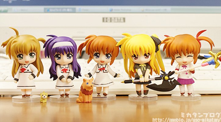 迷你黏土人 魔法少女奈叶MOVIE 1st 菲特 Casual Clothes 