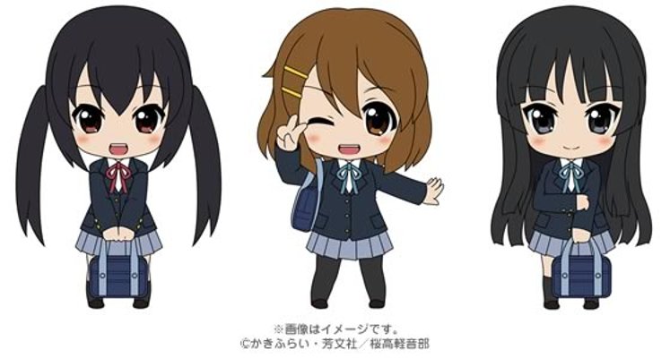 迷你粘土人 轻音少女！套装 TBS商店＆罗森限定版