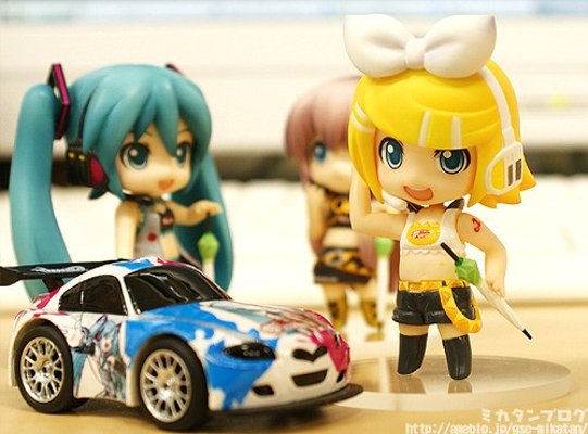 Miku GT Pull-Back Mini Car