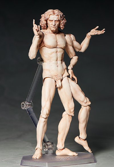 figma#SP-075 桌上美术馆 维特鲁威人体图
