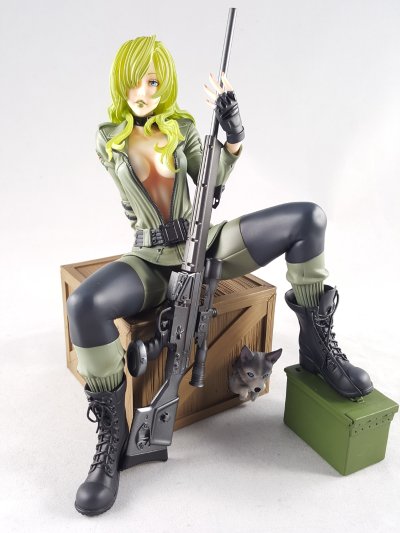 美少女雕像 潜龙谍影美少女 狙击雪狼