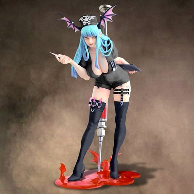 CAPCOM FIGURE BUILDER Creator's Model 吸血鬼 莫莉卡・安斯兰特 黑护士ver. 