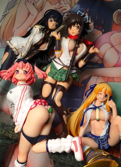 闪乱神乐 新乳素材使用 葛城 生フィギュア
