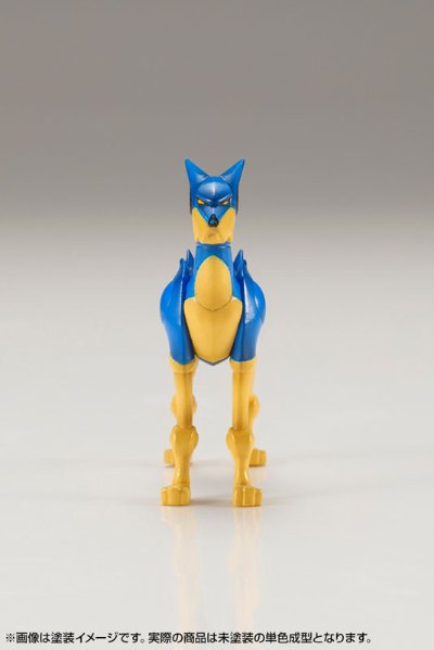 昭和模型少年クラブ 新造人间キャシャーン 火炎放射ロボット(フレンダー ミニ手办付き)