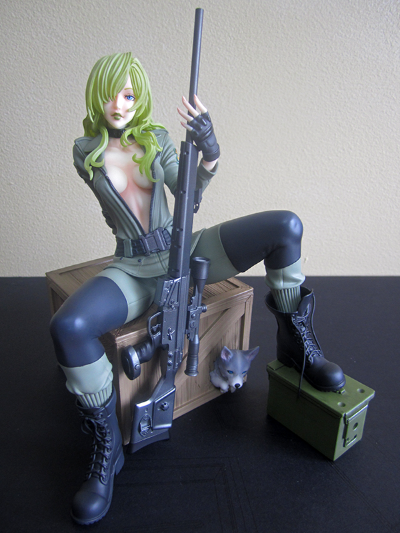 美少女雕像 潜龙谍影美少女 狙击雪狼