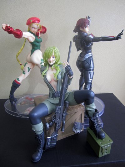 美少女雕像 潜龙谍影美少女 狙击雪狼