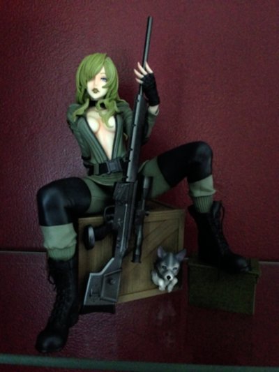 美少女雕像 潜龙谍影美少女 狙击雪狼