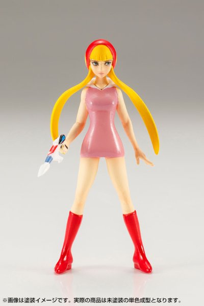 昭和模型少年クラブ 新造人间キャシャーン 大砲ロボット＆监视ロボット(上月ルナ ミニ手办付き)