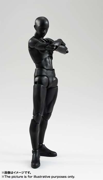 S.H.Figuarts 男性素体 纯黑 Ver.