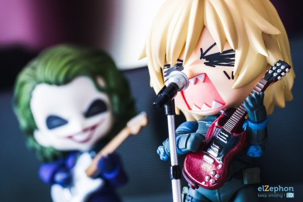 粘土人#566 暗黑骑士 joker Villains版