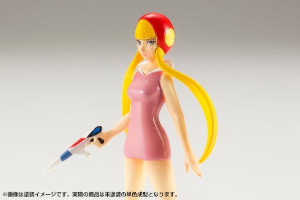 昭和模型少年クラブ 新造人间キャシャーン 大砲ロボット＆监视ロボット(上月ルナ ミニ手办付き)