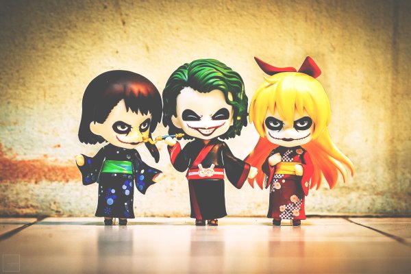 粘土人#566 暗黑骑士 joker Villains版