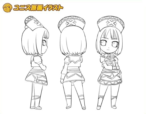 MHFガイド娘手办プロジェクト 怪物猎人 Frontier Online 尤尼斯 