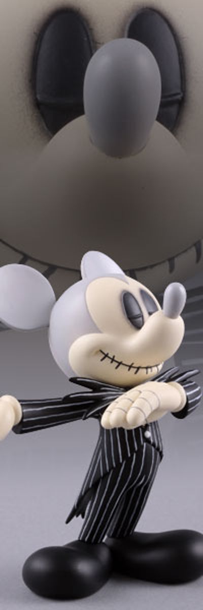 黑胶Doll 157 迪斯尼&骑士麻亚・ビフォア・クリスマス ミッキーマウス Jack Skellington Ver. 