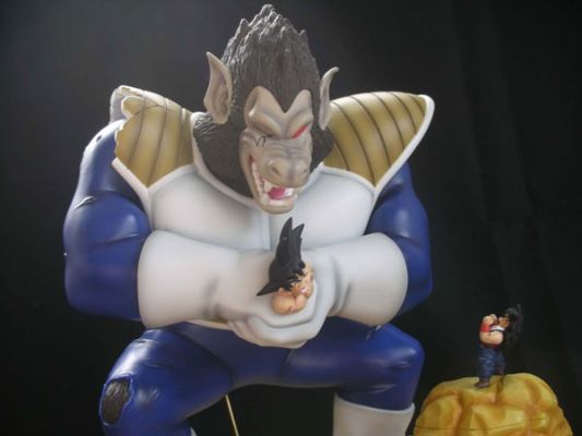 龙珠改 大猿 贝吉塔&孙悟饭&孙悟空&雅奇洛贝 Diorama 