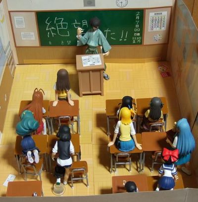 サンデーxマガジン50周年コラボ Figure Set 结界师 白尾&雪村时音 圣サンマガ学园 5时限目 