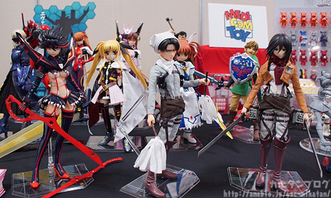 REAL ACTION HEROES #664 斩服少女 缠 流子&鲜血 神衣 鲜血ver. 