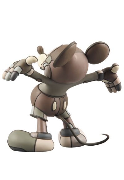 黑胶Doll 99 迪斯尼 ミッキーマウス David Flores Gray Ver. 