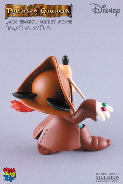 黑胶Doll 151 迪斯尼&海盗・オブ・カリビアン ミッキーマウス Jack Sparrow Ver. 