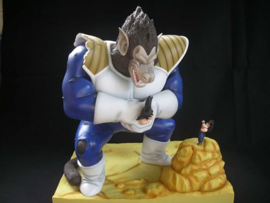 龙珠改 大猿 贝吉塔&孙悟饭&孙悟空&雅奇洛贝 Diorama 