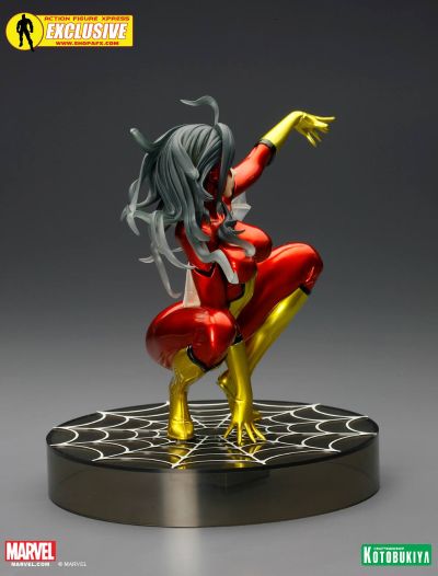 美少女雕像「Spider-Woman」蜘蛛女侠 金属涂装版