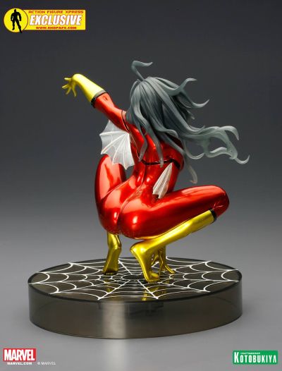 美少女雕像「Spider-Woman」蜘蛛女侠 金属涂装版