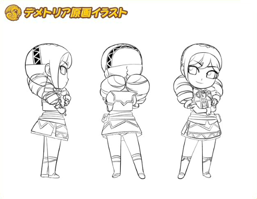 MHFガイド娘手办プロジェクト 怪物猎人 Frontier Online デメトリア 