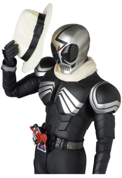 REAL ACTION HEROES No.708 假面骑士Ｗ（ダブル）&假面骑士×假面骑士欧斯＆ダブル ｆｅａｔ．スカル ＭＯＶＩＥ大戦ＣＯＲＥ 假面骑士スカル Ver.2.0 