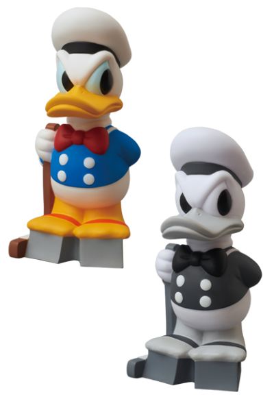 黑胶Doll 175 迪斯尼 ドナルドダック Black & White Ver. 