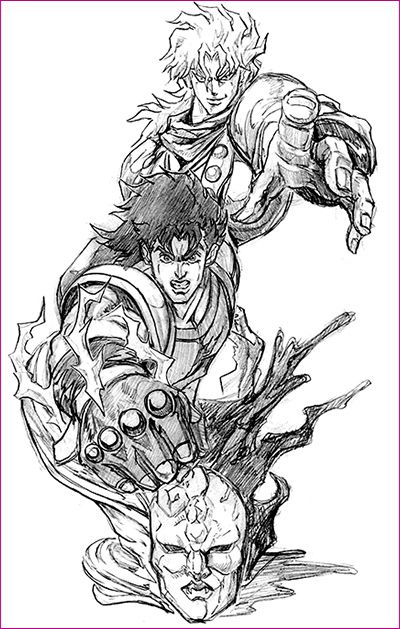 超像革命 JoJo的奇妙冒险&ファントムブラッド 迪奥・Brandー&乔纳森・乔斯达&石仮面 