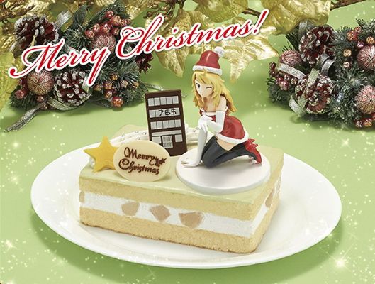 ケーキトッパー 偶像大师2 星井美希 Christmas ver. 